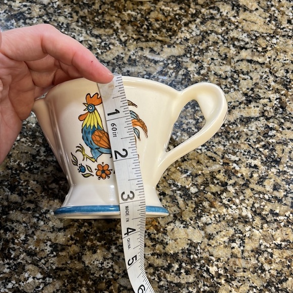 Rooster Bleu Poppytrail Creamer - Picture 7 of 7